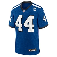 Maillot Nike Zaire Franklin bleu pour homme des Indianapolis Colts, match alternatif