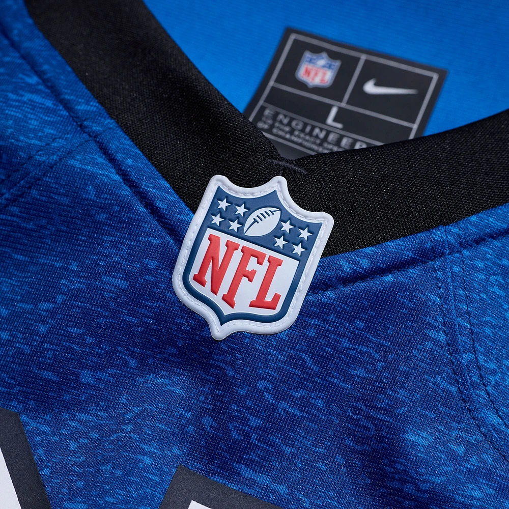Maillot Nike Zaire Franklin bleu pour homme des Indianapolis Colts, match alternatif