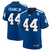 Maillot Nike Zaire Franklin bleu pour homme des Indianapolis Colts, match alternatif