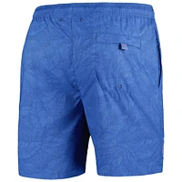 Men's Tommy Bahama Royal Indianapolis Colts Naples Layered Leaves Swim Trunks