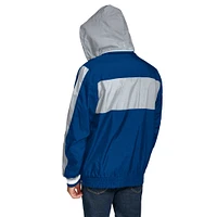 Men's Tommy Hilfiger Royal Indianapolis Colts Gael Lightweight Half-Zip Pullover Hoodie Jacket