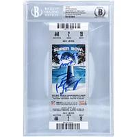 Peyton Manning Indianapolis Colts Autographed Super Bowl XLI Ticket with "SB XLI MVP" Inscription