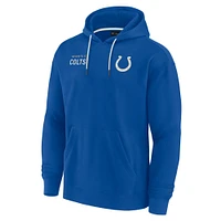 Unisex Fanatics Royal Indianapolis Colts Elements Super Soft Fleece Pullover Hoodie