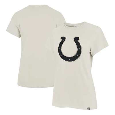 T-shirt '47 crème pour femmes des Indianapolis Colts Panthera Frankie
