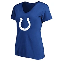 Women's Anthony Richardson Royal Indianapolis Colts Plus Fair Catch Name & Number Scoop Neck T-Shirt