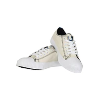 Chaussures en toile FOCO Indianapolis Colts basses pour femmes, crème