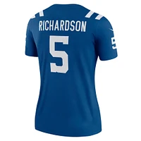 Women's Nike Anthony Richardson  Royal Indianapolis Colts Legend Player Performance Top