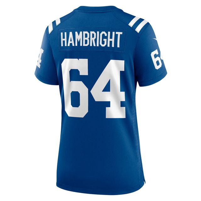 Maillot de joueur match Nike Arlington Hambright Royal Indianapolis Colts pour femme