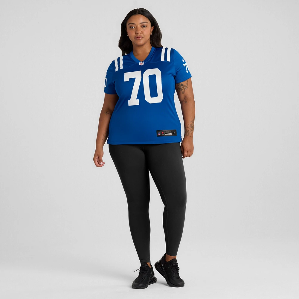 Women's Nike Art Donovan Royal Indianapolis Colts Game Retired Player Jersey