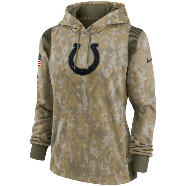 Nike Camo Indianapolis Colts 2021 Salute To Service pour femme - Therma Performance Pullover Hoodie