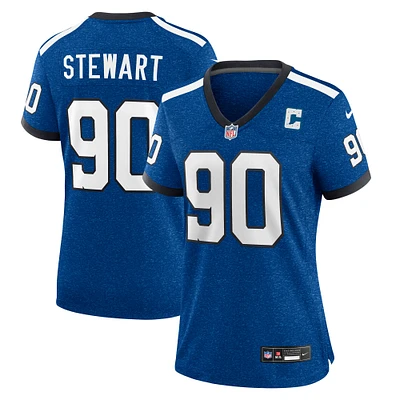 Maillot de jeu alternatif Indianapolis Colts Indiana Nights Nike Grover Stewart pour femme
