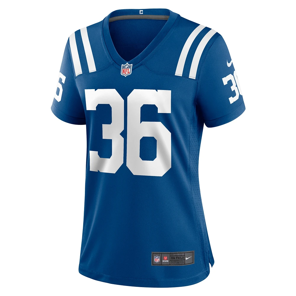 Women's Nike Henry Black  Royal Indianapolis Colts Team Game Jersey