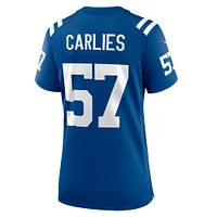 Women's Nike Jaylon Carlies  Royal Indianapolis Colts Game Jersey
