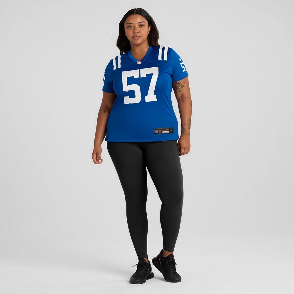 Women's Nike Jaylon Carlies  Royal Indianapolis Colts Game Jersey