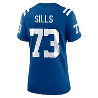 Women's Nike Josh Sills  Royal Indianapolis Colts Team Game Jersey