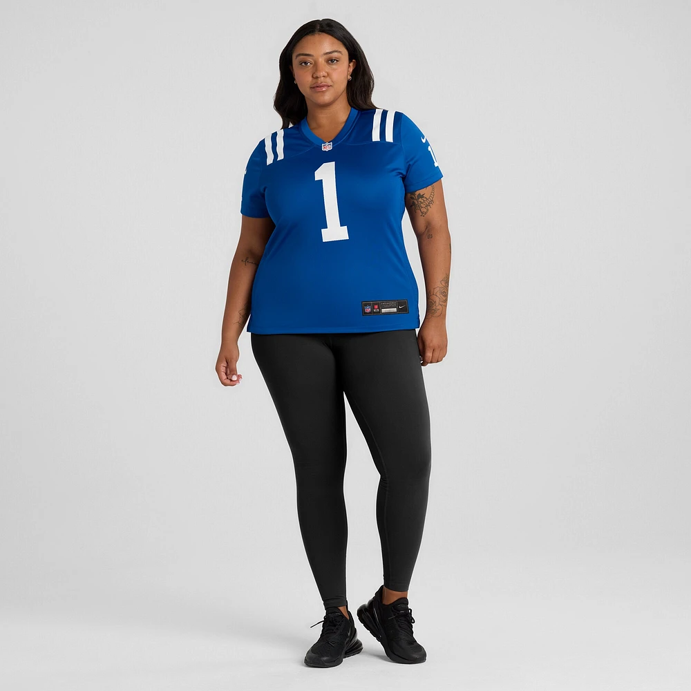 Women's Nike Number 1 Mom Royal Indianapolis Colts Game Jersey