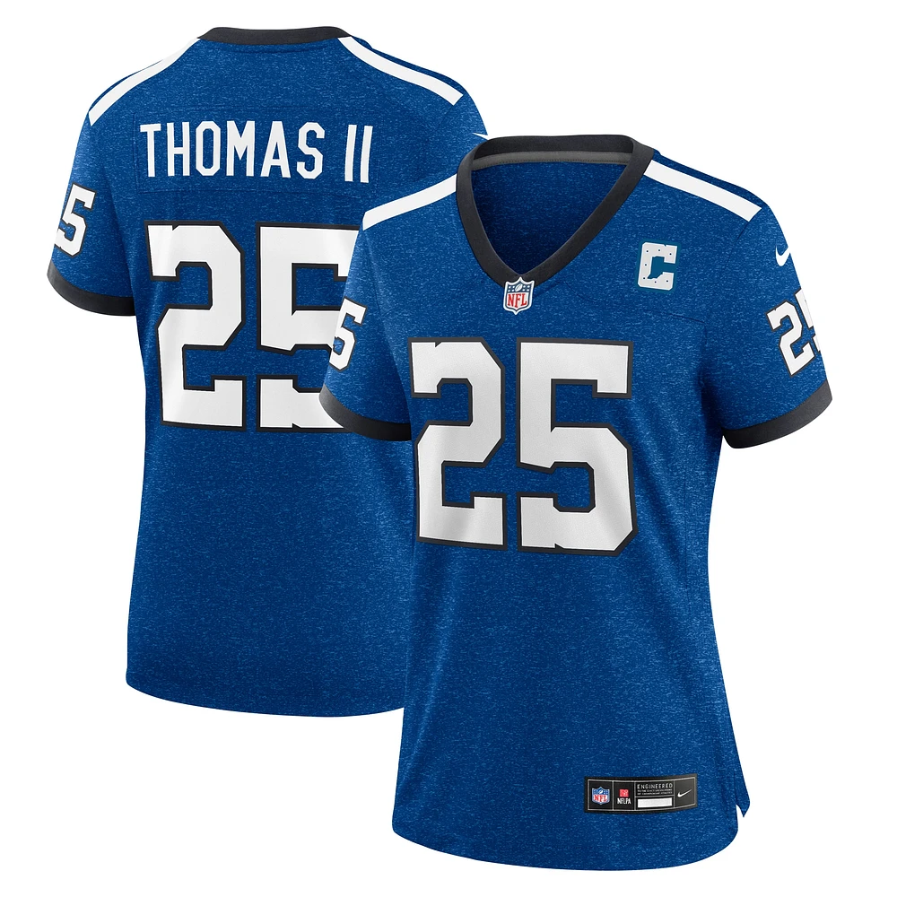 Women's Nike Rodney Thomas II Royal Indianapolis Colts Indiana Nights Alternate Game Jersey