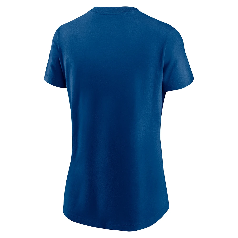 Women's Nike Royal Indianapolis Colts  Primary Logo T-Shirt