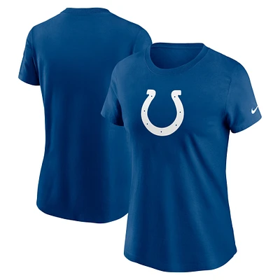 Women's Nike Royal Indianapolis Colts  Primary Logo T-Shirt