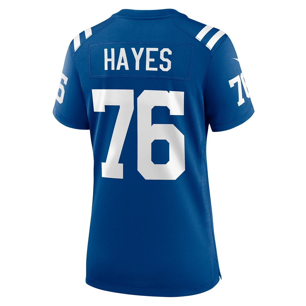 Women's Nike Ryan Hayes  Royal Indianapolis Colts Team Game Jersey