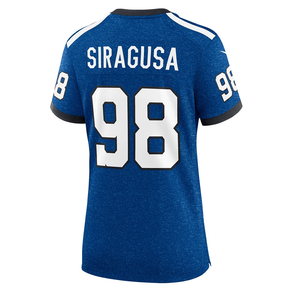 Women's Nike Tony Siragusa Royal Indianapolis Colts Indiana Nights Alternate Game Jersey