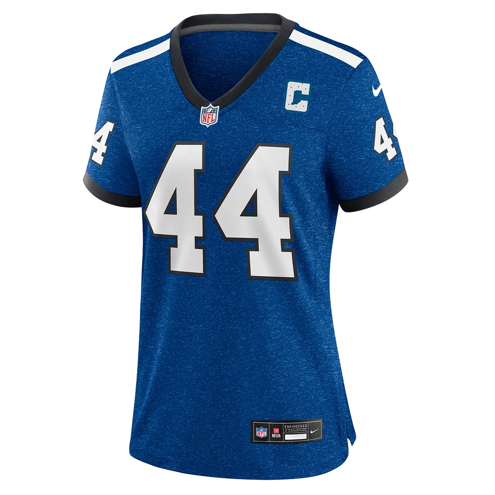 Women's Nike Zaire Franklin Royal Indianapolis Colts Indiana Nights Alternate Game Jersey