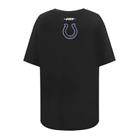 Women's Pro Standard  Black Indianapolis Colts Indiana Nights Oversized T-Shirt