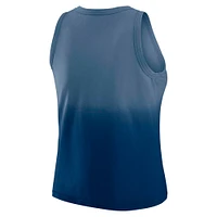 Women's WEAR by Erin Andrews x Gracie Hunt Heather Navy Indianapolis Colts Ombre Tank Top