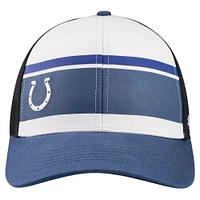 Casquette réglable de camionneur Indianapolis Colts Cove '47 pour jeunes, blanc/bleu