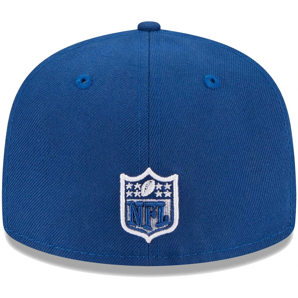 Youth New Era Royal Indianapolis Colts  Main 59FIFTY Fitted Hat