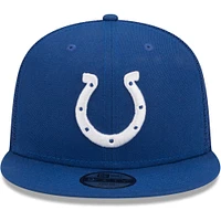 Youth New Era Royal Indianapolis Colts  Main Trucker 9FIFTY Snapback Hat