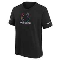 Youth Nike  Black Indianapolis Colts 2024 NFL Crucial Catch T-Shirt