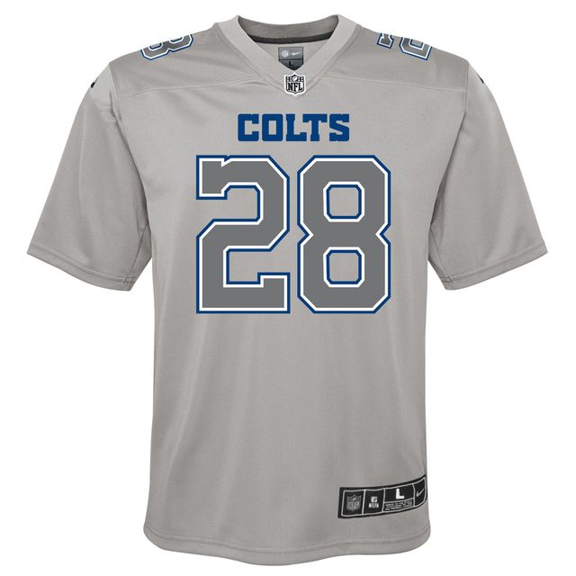 Maillot Indianapolis Colts Atmosphere Game Nike Jonathan Taylor Gris pour Jeunes