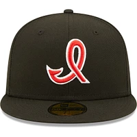 NWE ININDI NOIR ALT2 MIB AUTHENTIC COLLECTION 59FIFTY HATMENHIC