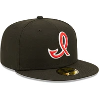 NWE ININDI NOIR ALT2 MIB AUTHENTIC COLLECTION 59FIFTY HATMENHIC
