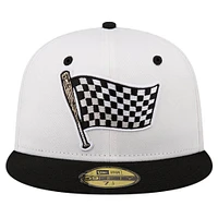 Men's New Era Black Indianapolis Indians Theme Night Indy 500 59FIFTY Fitted Hat