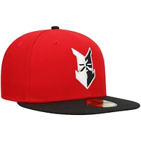 NWE ININDI RED HOME MIB AUTHENTIC COLLECTION 59FIFTY HATMENHIC