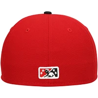 NWE ININDI RED HOME MIB AUTHENTIC COLLECTION 59FIFTY HATMENHIC