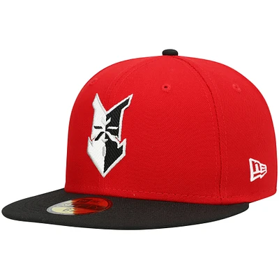 NWE ININDI RED HOME MIB AUTHENTIC COLLECTION 59FIFTY HATMENHIC