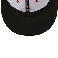 Men's New Era White Indianapolis Indians Theme Nights ABCs  59FIFTY Fitted Hat