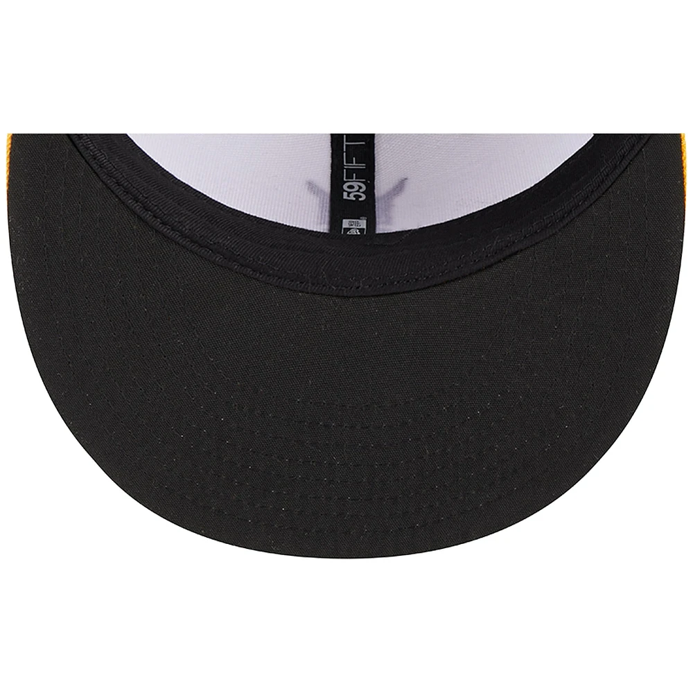 Men's New Era White Indianapolis Indians Theme Nights Prospect  59FIFTY Fitted Hat