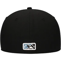 Men's New Era Black Cucuys de San Bernardino Copa la Diversión 59FIFTY Fitted Hat