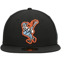 Men's New Era Black Inland Empire 66ers Authentic Collection Team 59FIFTY Fitted Hat