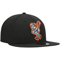 Men's New Era Black Inland Empire 66ers Authentic Collection Team 59FIFTY Fitted Hat