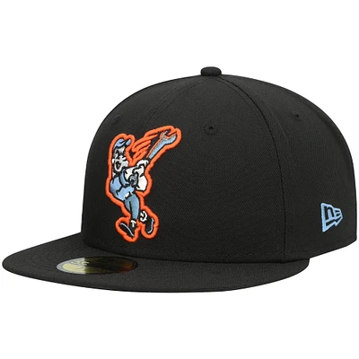 Men's New Era Black Inland Empire 66ers Authentic Collection Team 59FIFTY Fitted Hat