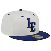 Men's New Era Khaki Inland Empire 66ers Theme Night Kings 59FIFTY Fitted Hat