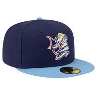 Men's New Era Navy Inland Empire 66ers Theme Night Cherub 59FIFTY Fitted Hat