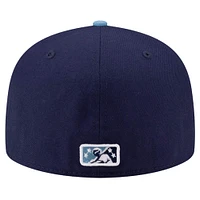Men's New Era Navy Inland Empire 66ers Theme Night Cherub 59FIFTY Fitted Hat