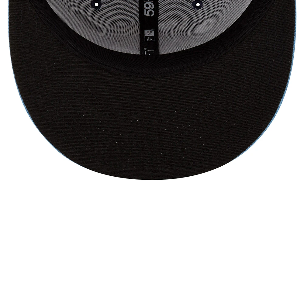 Men's New Era Navy Inland Empire 66ers Theme Night Cherub 59FIFTY Fitted Hat