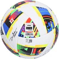 Lionel Messi, Luis Suarez & Sergio Busquets Inter Miami CF Autographed 2024 adidas MLS Match Soccer Ball
